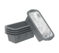 Moule à Glaçons - Forme Cube Épaissie Rectangulaire avec Capacité, 5 Pièces Congélateur Conteneurs | Moules à Glace de 25 Cm | Pour La Maison, La Cuisine, Le Restaurant, l'extérieur, Le Camping, Le