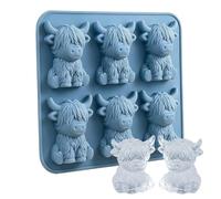 Moule à glaçons - Mini plateau cube 3D, 130 g en forme d'animal mignon, machine à congélateur en silicone | Adorable accessoire de boisson, cadeau de fête amusant pour les amis