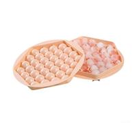 Moule à glaçons pour 37 glaçons ronds, créez une expérience amusante avec des palets à glace parfaitement formés (rose)