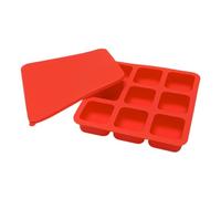 Moule À Glaçons Pour Le Whisky | Conteneur Réutilisable En Silicone À 9 Cavités Avec Couvercle | Conteneur À Glaçons | Pour Bar, Fêtes, Camping, Cocktails, Café, Chocolat, Bonbons,