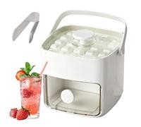 Moule À Glaçons,Réutilisable Double Couche avec Pinces et Couvercle Presseur,Petit Seau À Blocs De Glace | Pour Cuisine Whisky Cocktails Café Vin Refroidissement Camping-Car Maison Restaurant