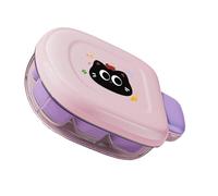 Moule à glaçons rond de qualité supérieure à 6 grilles - Couvercle anti-fuite - Facile à démouler - Moule à boules pour cocktails - Mécanisme de presse à glaçons