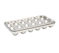 Moule à Glaçons Rond en Inox, Bac à Glaçons Pratique pour Vin et Boissons, Refroidisseur de Boules pour Bar, Restaurant et Fêtes, Design Élégant pour Apéros et Événements