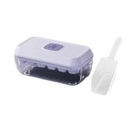 Moule à glaçons silicone 18 cases pressable avec pelle à glace bac à glace réutilisable