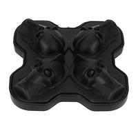 Moule à Glaçons Silicone Alimentaire 4 Compartiments, Forme de Crâne, 12x12x4,5 cm - Résistant Haute Température, Durable et Facile à Nettoyer, Parfait pour Cuisine et Été