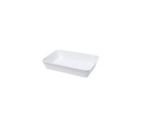 moule a gratin rectangulaire 30x21x6 blanc