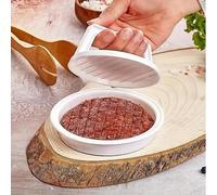 Moule à Hamburger en Plastique, Presse à Steak Haché, Outil de Cuisine pour Burgers Maison, 13,1 cm, Blanc