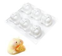 Moule À Hamster - Forme De Cuisson En Silicone En Forme D'animal, Moule À Dessert En Mousse Mignon, Outil De Décoration De Gâteau Antiadhésif, Plateau De Cuisine Flexible | Fournitures Créatives Pour