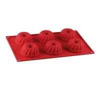 Moule à kougelhofs 6 empreintes 30 cm Dr.Oetker Flexxibel Love Rouge G
