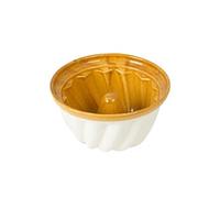 Moule à kougelhopf 22 cm en terre cuite - Poteries Rene Beck - Jaune - Porcelaine
