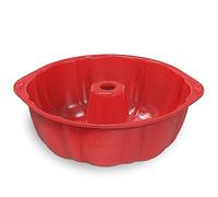 Moule a Kouglof Silicone, Moule a Gateau Silicone Rond 23cm, Antiadhésif Moule Savarin Silicone, Moule Silicone Patisserie Rond Pour Savarin, Gâteaux au Chocolat