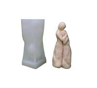 Moule à la main - Outil de fabrication de savon - Texture en silicone pour savon - Mère tenant un enfant - Moules en silicone uniques