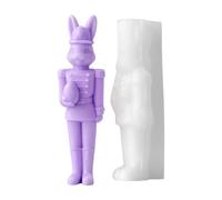 Moule à lapin - Processus de démoulage simplifié 3D, stimprimé artisanal fait à la main,moule à lapin Fournitures de fabrication de Pâques | pour ca