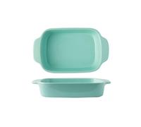Moule à lasagnes Plaque en céramique for la maison, plat de cuisson rectangulaire à Double oreille, four micro-ondes, gâteaux pour gâteaux(8 inches)