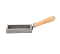 Moule à Lingot Argenté, Acier en Alliage D'usure, Taille Compacte, pour Couler, Poignée en Bois de Hêtre, Fusion en or et Argent