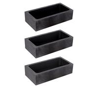 Moule À Lingot De Graphite De Haute Pureté, 1 Kg, Pour Fonte, Moulage, Raffinage, Or, Argent, Autres Métaux, 3 Pièces
