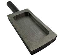 Moule à lingot en fonte 1000 g (1 kg) - Outil de moulage en métal argenté et doré