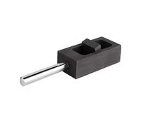 Moule à lingots en Graphite, Moule à lingots en Fonte for Pain d'or for la Fusion personnalisée, Le coulage, la Fusion, Le raffinage de l'or, de l'argent, du cuivre, de l'aluminium et du Laiton(500g)