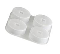 Moule à lingots en silicone à 4 cavités - Utilisations multiples : lingot de monnaie et résine - Outil de fabrication de bijoux