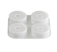 Moule à lingots en silicone à 4 cavités - Utilisations multiples : lingot et résine