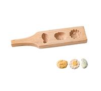 Moule à lotus en bois naturel pour la fabrication de gâteaux de lune traditionnels, pâtes de haricots, pâtisseries, outil de cuisson festif, gadget de cuisine