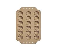 Moule a Madeleine Metal 8/18 empreintes Madeleines en acier antiadhésif - 30 * 20cm (18)