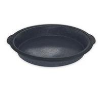 Zenker 685532 Moule à manqué en silicone fibre de verre, moule rond, moule à manqué 25 cm, moule à gâteau, Silicone, Fibre de verre, Nylon, Gris, 25 x 4 cm