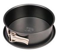 Dr. Oetker Moule à manqué 1453 à charnière rond inox noir 18 x 6,5 cm