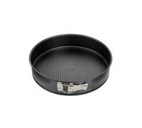 Zenker 6504 Moule à manqué à charnière, moule rond 28 cm, moule à manqué, moule à gâteau rond, Acier inoxydable, Noir, 28 x 28 x 6,5 cm