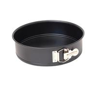 De Buyer - Moule à manqué démontable en acier antiadhésif - Diamètre 28 cm, hauteur 7 cm -, Noir