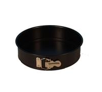 De Buyer – Moule à manqué démontable en acier antiadhésif 24 cm, hauteur 6,7 cm – Noir