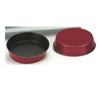 Moule à manqué - IBILI - 22 cm - Aluminium anti-adhérent - Rouge moucheté noir - Lave-vaisselle compatible