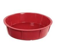 moule à manqué rond silicone ø25cm rouge Rouge G
