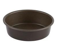 Gobel - Moule à manqué Ø26 cm - Rond uni, acier anti-adhérent, hauteur 5 cm - Marron