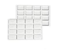 Moule à message en silicone pour bonbons, 16 cavités, moule à chocolat Get Well Soon avec un design flexible pour la cuisson à la maison, les détails du fondant et les friandises en gelée Get Well