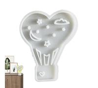 Moule à montgolfière, moule à bonbons en forme de montgolfière, moule à savon en silicone, moule en résine, décoration de gâteau de ballon, moule à chocolat, moule à fabrication de bougies faites à la