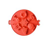 Moule à mousse au chocolat sur le thème de Noël - Gadget de décoration de gâteau - Accessoires de cuisson pour la cuisson de bonbons de Noël