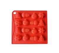 Moule à mousse au chocolat sur le thème de Noël - Gadget de décoration de gâteau - Accessoires de cuisson pour la cuisson de bonbons de Noël