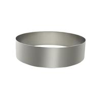 Moule à mousse rond en acier inoxydable | B : rond de 20,3 cm - 6 cm de haut
