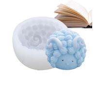 Moule à moutons de cuisson bricolage - Silicone flexible antiadhésif, structure légère et portable, forme de mouton détaillée, format facile à nettoyer | pour bonbons au chocolat, caramell