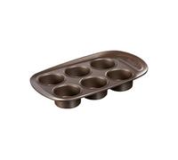 Moule a muffin - 1452001 - Rond - Acier carbone - Antiadhésif - 6 cavités