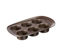 Moule A Muffin - - 1452001 - Rond - Acier Carbone - Antiadhésif - 6 Cavités Pyrex