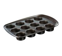 Pyrex Moule à muffin 1452002 – Acier carbonne antiadhésif – 12 trous