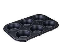 Moule à muffins 6 empreintes 28 x 19 cm Zenker Perfect Black +
