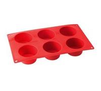 Moule à muffins 6 empreintes 30 x 18 cm Dr.Oetker Flexxibel Love Rouge G