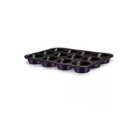 Moule à muffins - BERLINGERHAUS - BH-6800 - 12 pièces - Acier au carbone - Violet métallique