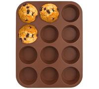Moule à muffins en silicone marron SILLINIE