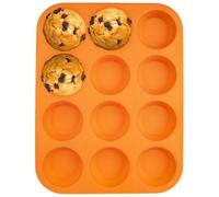 Moule à muffins en silicone orange SILLINIE