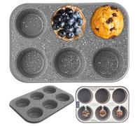 Orion Moule en granit pour la cuisson de grosses muffines XXL