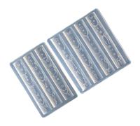 Moule À Nœud Papillon Double Ensemble Pour La Décoration Des Ongles Et Les Accessoires Portables Y Compris Chaînes De Verrouillage Et Perles Moule En Silicone À Nœud Papillon Pour La De